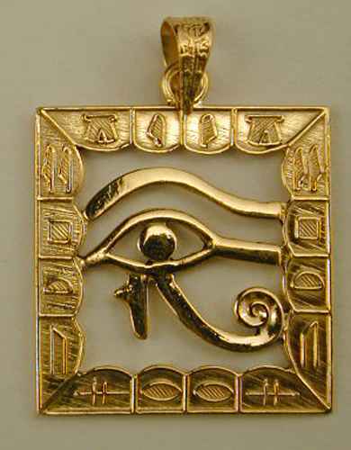 Joyas de plata con íconos egipcios, hechas a mano