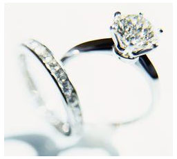 El significado de los anillos de diamantes